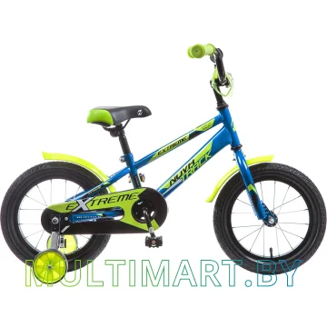 Детский велосипед Novatrack Extreme 143EXTREME.BL9 (синий/зеленый, 2019)